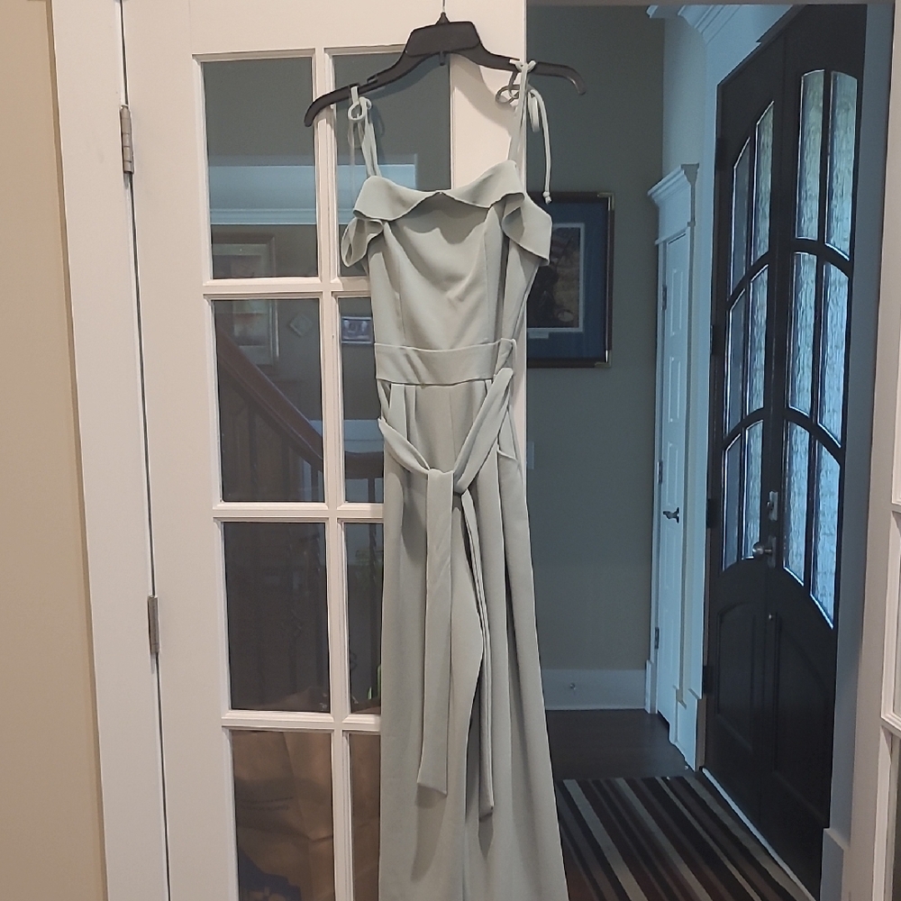 Elegant Mint Green Jumpsuit